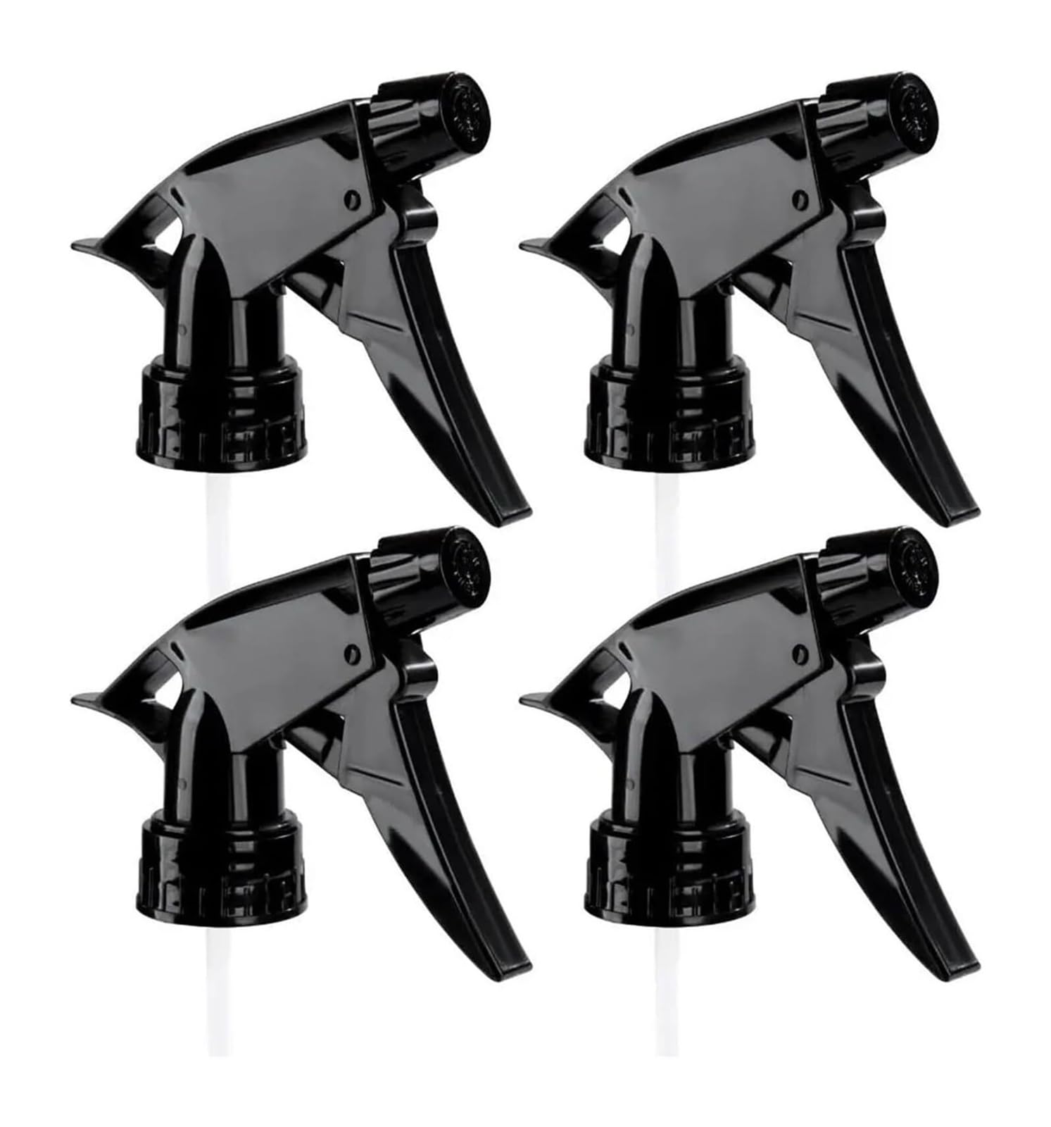 Trigger Sprayer Nozzle Spray Bottle Replacement, 4 Pcs, Leak Proof Adjustable Trigger Spray Bottle Nozzle Replacement
