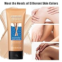 Vista 5 de Maquillaje de piernas impermeable, corrector corporal sin transferencia, cobertura para venas, cicatrices, tatuaje (#03 bronce, 1 unidad)