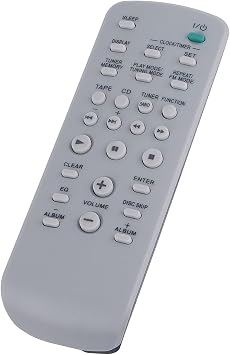 New RMSC3 Replace Remote Control RM SC3 Audio Remote Control Replacement fit for SONY Audio System RM-SC3 Remote Controller CMT-BX5BT CMT-CPX11 CMT-CPX22 CMT-CPZ1 CMT-CPZ2 CMT-CPZ3 CMT-EH10 MHC-RG170