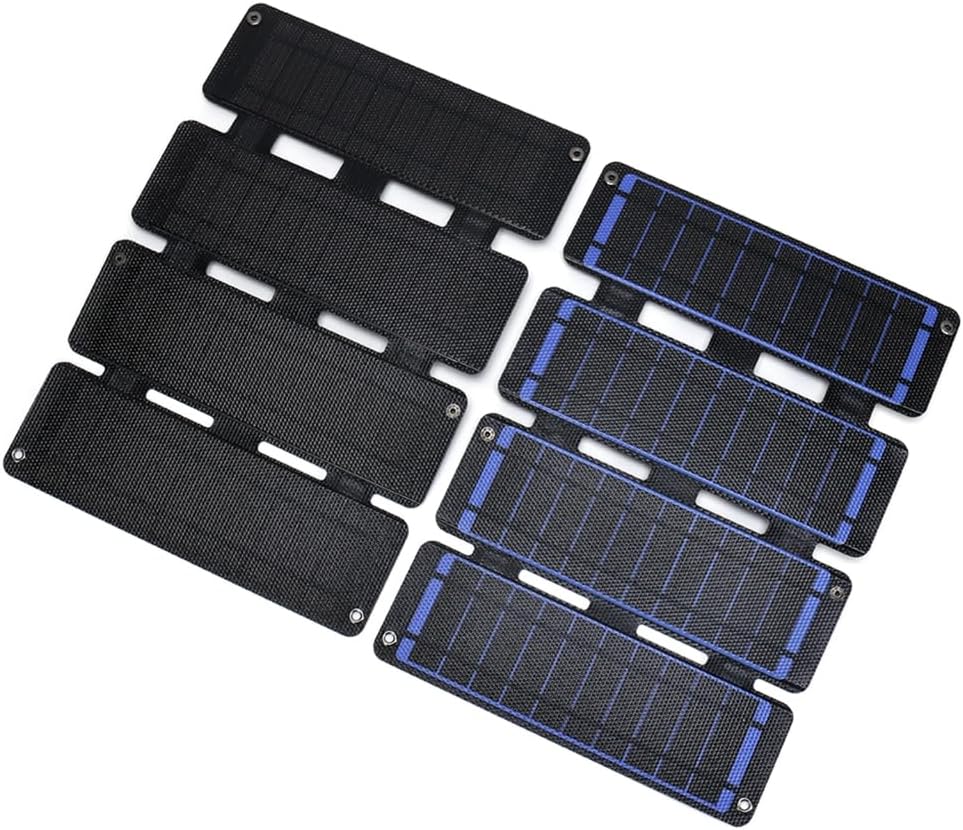 Versatile 14W Solar Charger, Double USB 5V Output,Solar Panel Foldable Design Solar Charger for Adventure Enthusiasts