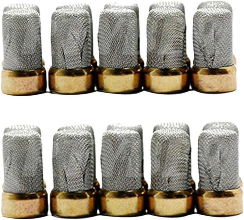 Fuel Injector Repair Kit 100 Pieces Metal Filter 11009 6x3x10.5mm