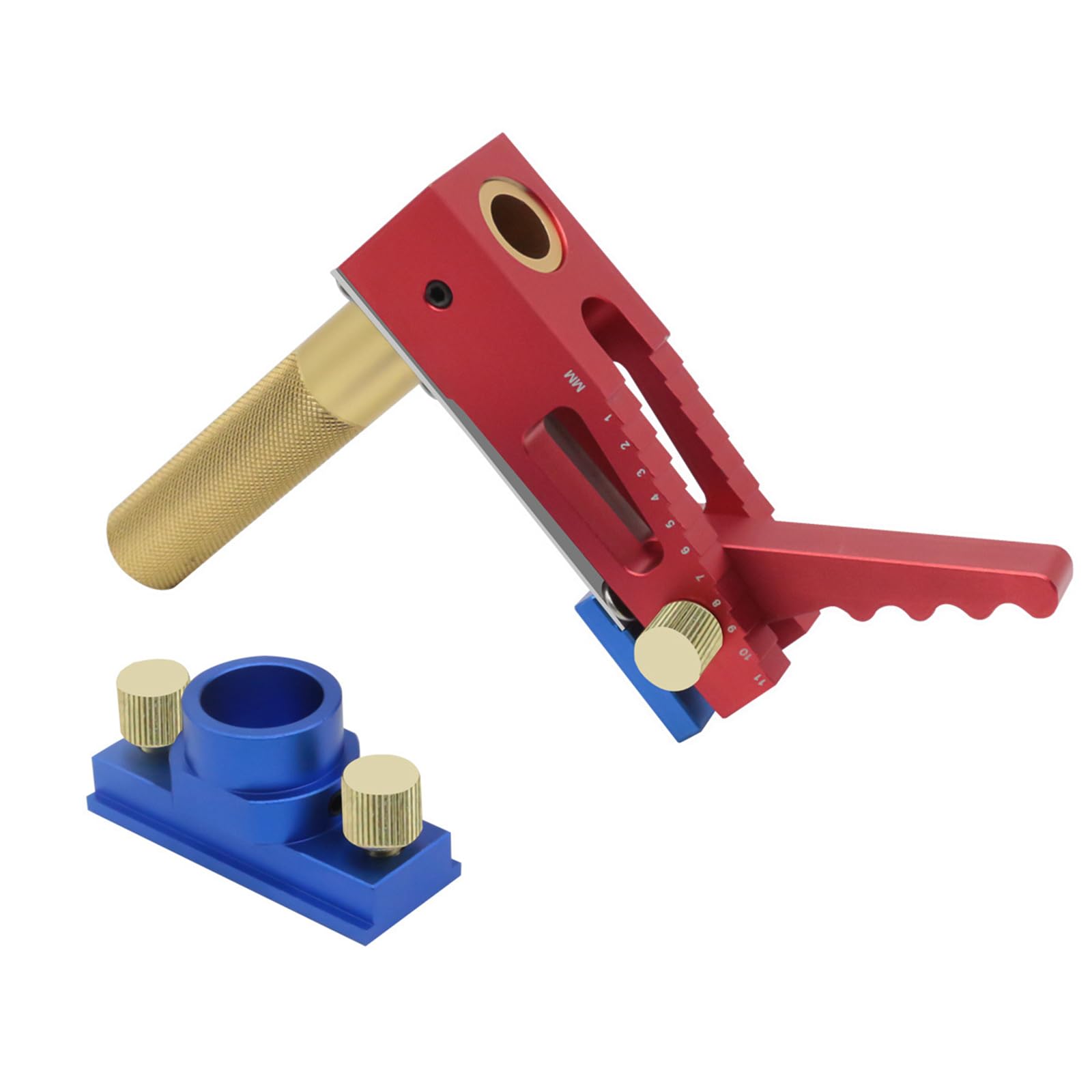 Buxuaaaa Multi-Function 3 In 1 Fast Hold Down Clamp Woodworking Desktop Quick Acting Hold Down Clamp For Mft Bench Track Table Woodworking Desktop Quick Acting