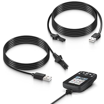 Replacement for Minn Kota 1866460 i-Pilot Link Charging Cable Compatible with i-Pilot Link All Rechargeable Trolling Motors Remotes Bluetooth & Legacy 2 PCS