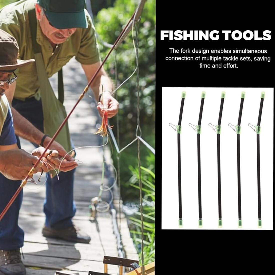 20 pezzi accessori per la pesca, braccio antigroviglio, braccio antigroviglio per la pesca, braccio antigroviglio per la pesca, leggero, durevole, riutilizzabile, adatto per la pesca