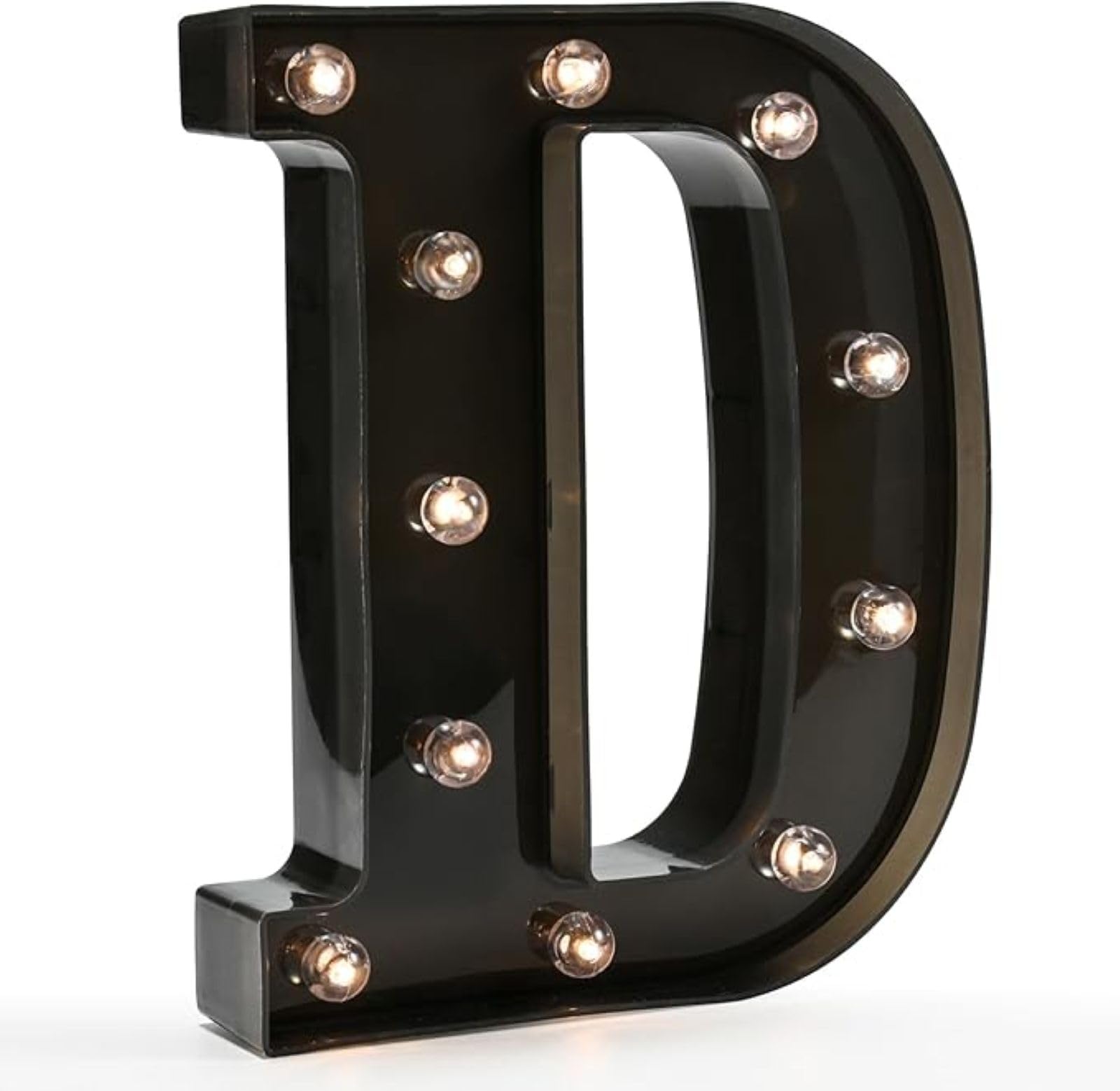 Jemnpela LED Marquee Letter Number Sign Lights Glitter Light Up Alphabet Figure Night Light for Birthday Party Wedding Home Bar Holiday Wall Decoration