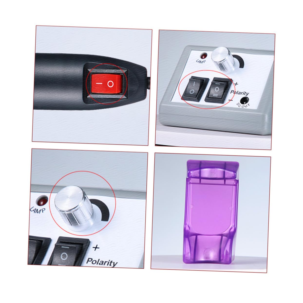 Taladro Eléctrico para Uñas 20000 Rpm, Kit de Manicura | 6 Puntas Estándar, Plástico y Metal, Agarre Cómodo, Uso Profesional y Doméstico