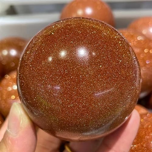 Quartz sable doré sphère de cristal pour décoration de bureau zen