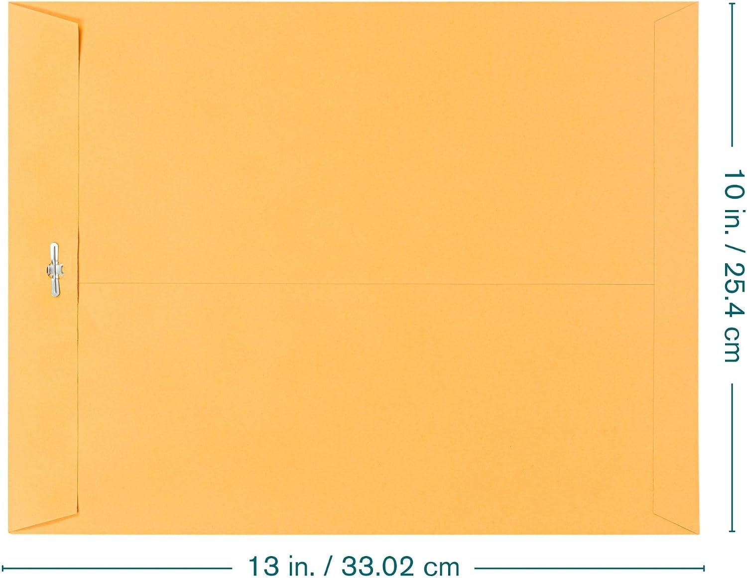 EnDoc Clasp Envelopes 10x13 Inch -15 Pack Brown Kraft Catalog Envelope with Clasp Closure & Gummed Seal – 28lb Heavyweight Envelopes for Home, Office, Business, Legal or School 10x13, Brown Kraft image 2