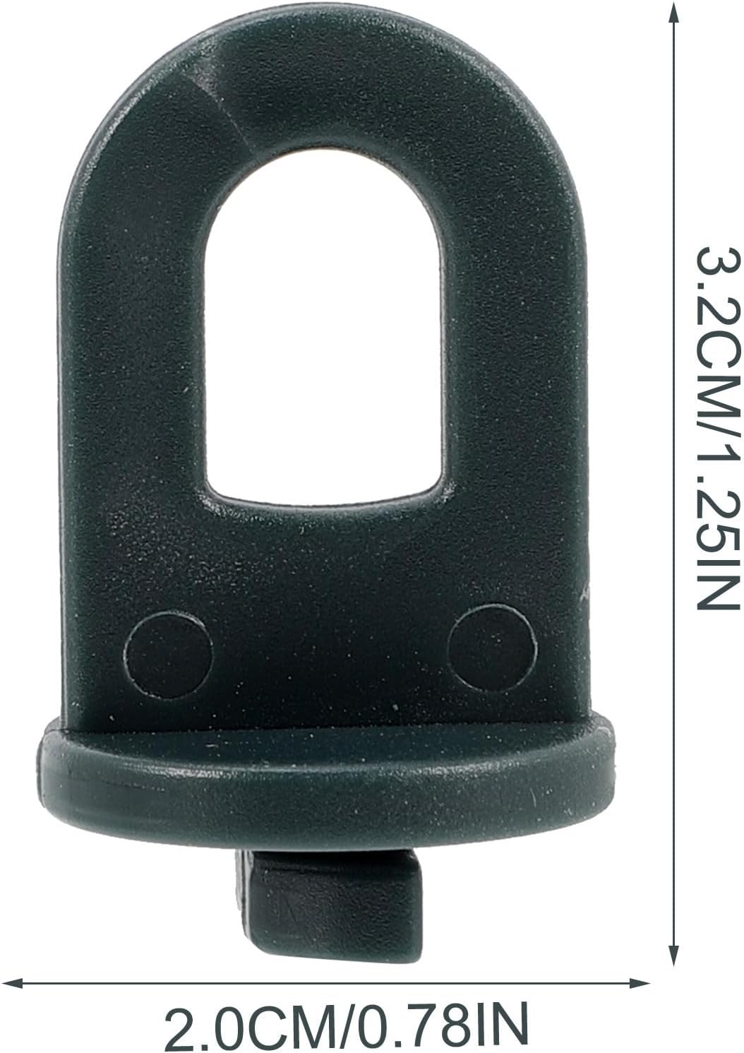 50pcs Greenhouse Fixing Hooks Plastic Support Clips for Shade Nets