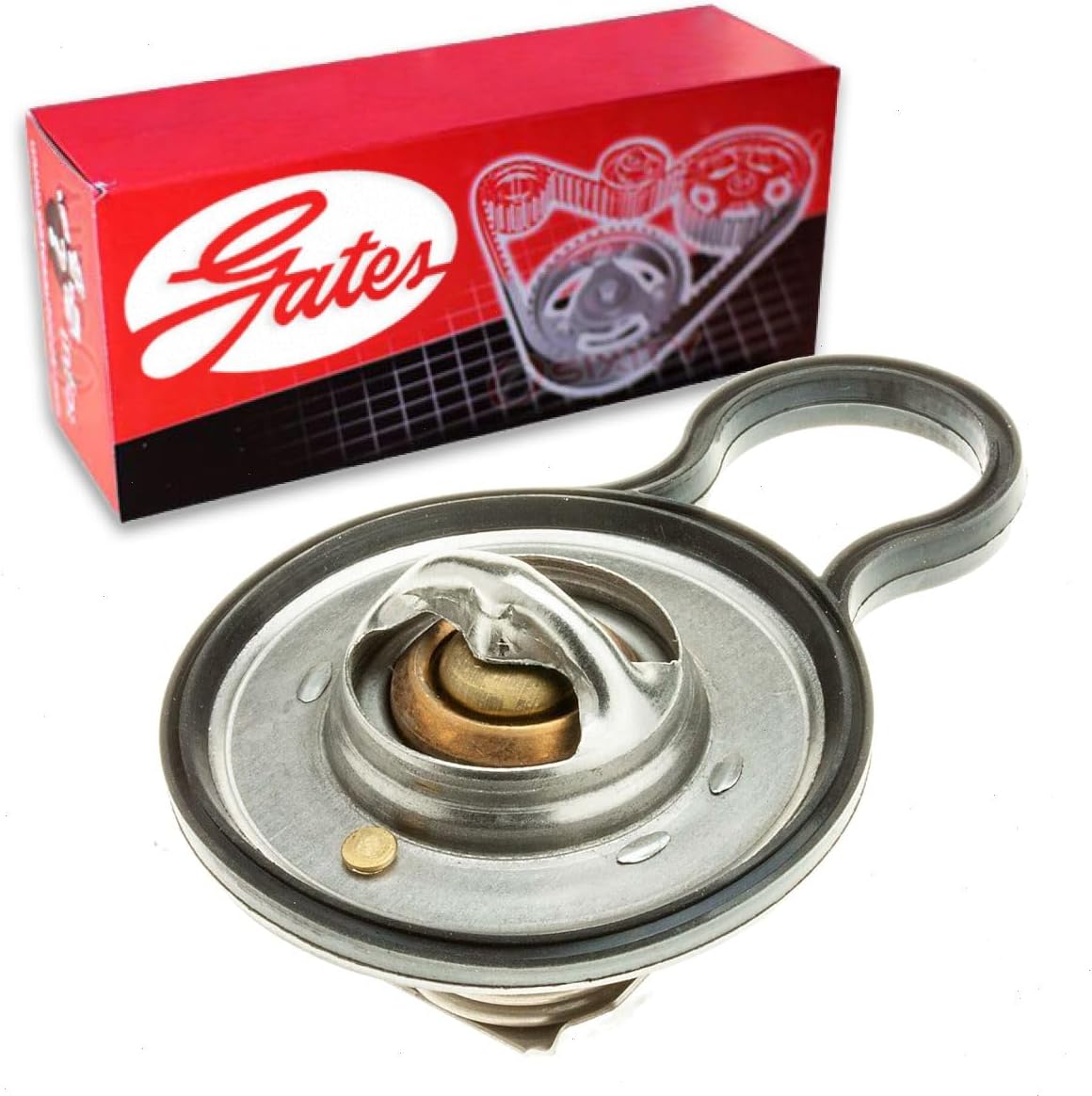 Gates Engine Coolant Thermostat compatible with Chrysler 300 2.7L V6 2005-2010