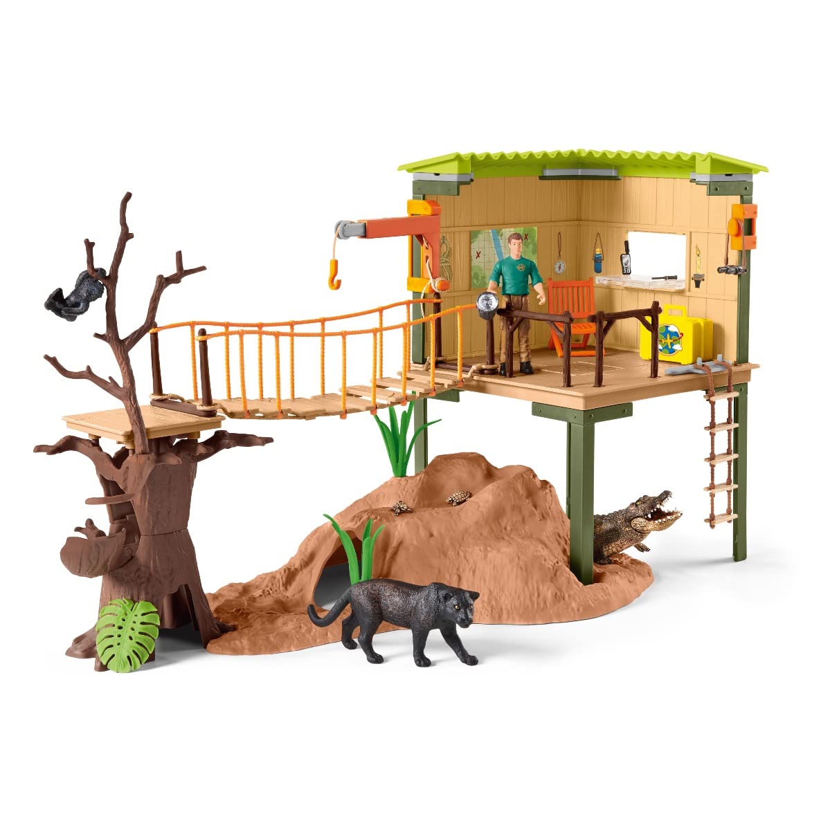 シュライヒ Schleich ティピー／テント Amazon.co.jp: シュライヒ ワイルドライフ ジャングルベース