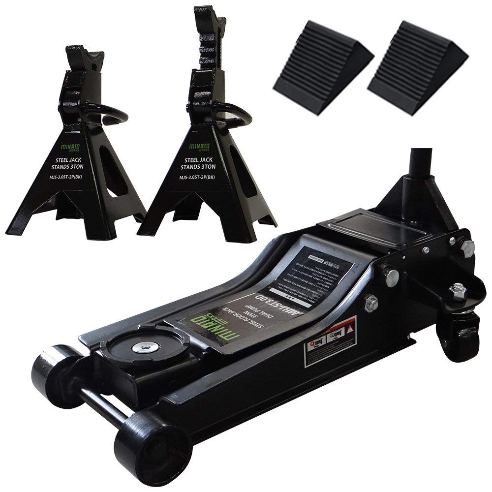Amazon.co.jp: ミナト スチール製ローダウンジャッキ 3t MHJ-ST3.0D 3  