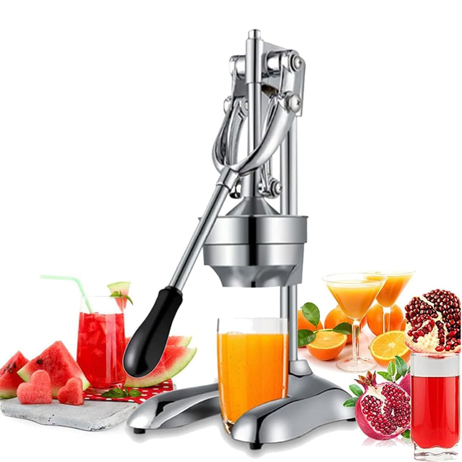 Spremiagrumi commerciale, spremiagrumi manuale, per limone, melograno fresco, staccabile, facile da pulire, resistente, di grado professionale, per casa, cucina, bar