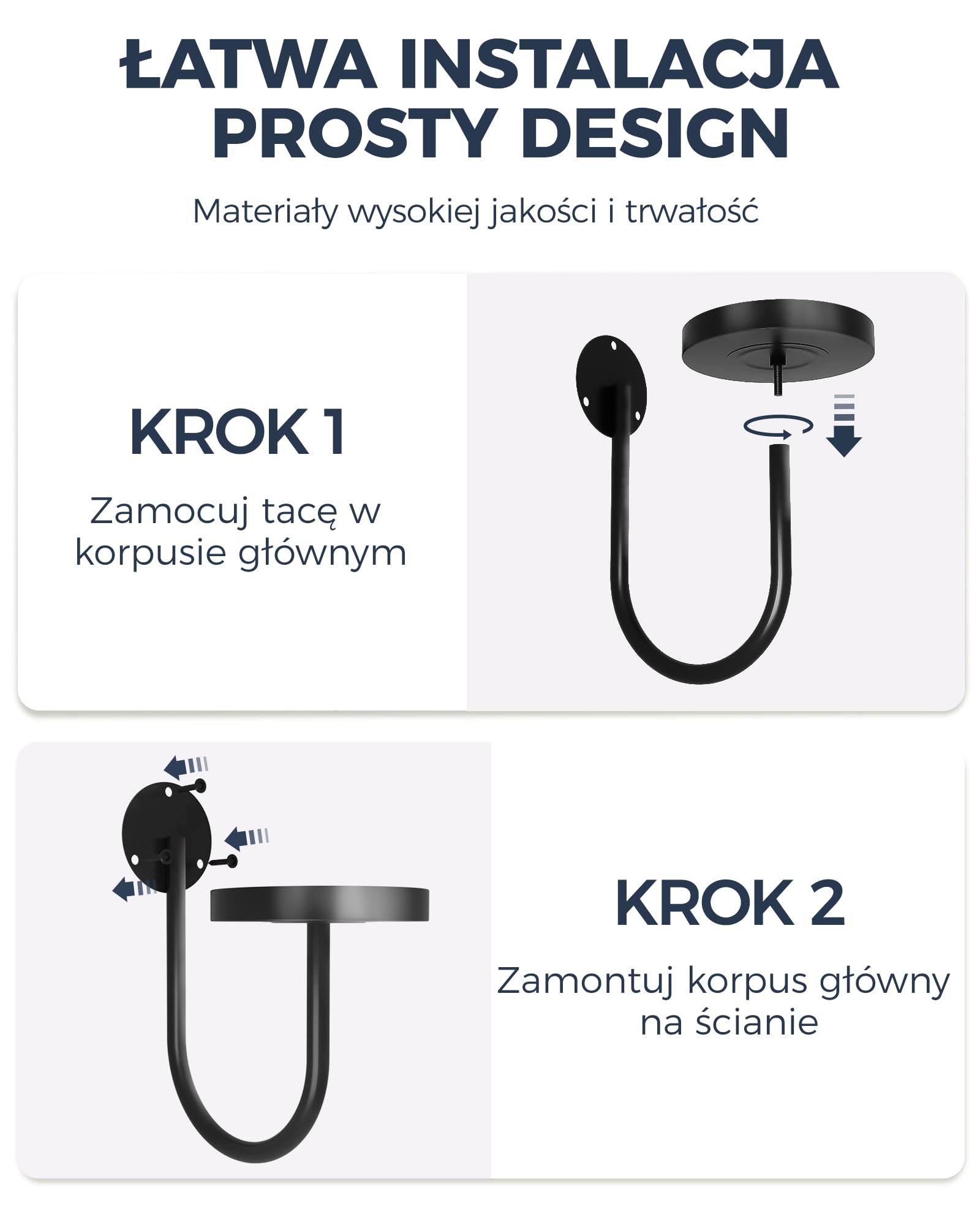 Bamworld Wiszące półki na kwiatki na ścianę 3 sztuki czarne doniczki wiszące do roślin wewnętrznych dekoracja okienna