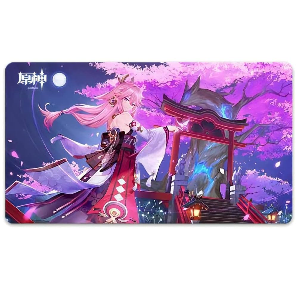 Amazon.co.jp: 原神 「浮世笑百姿・八重神子」 マウスパッド : ホビー