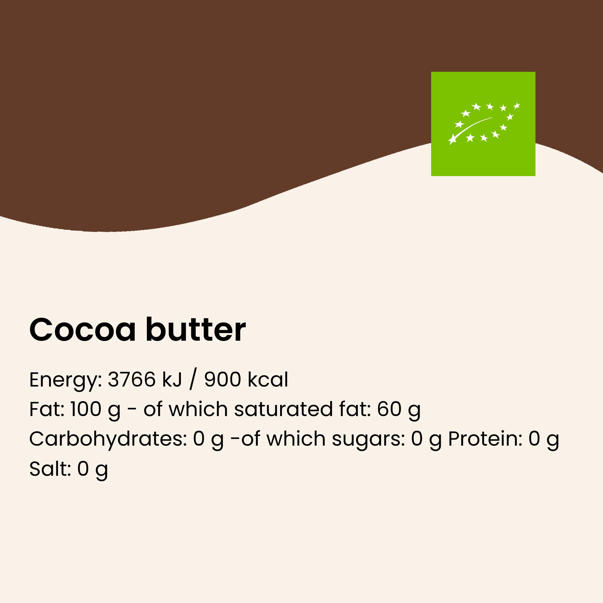 FOODIN Manteca de cacao ecológica — Kakaobutter pura para cuidado de la piel – Ideal para repostería, postres y cocina – Aroma suave y nutritivo – 750 g