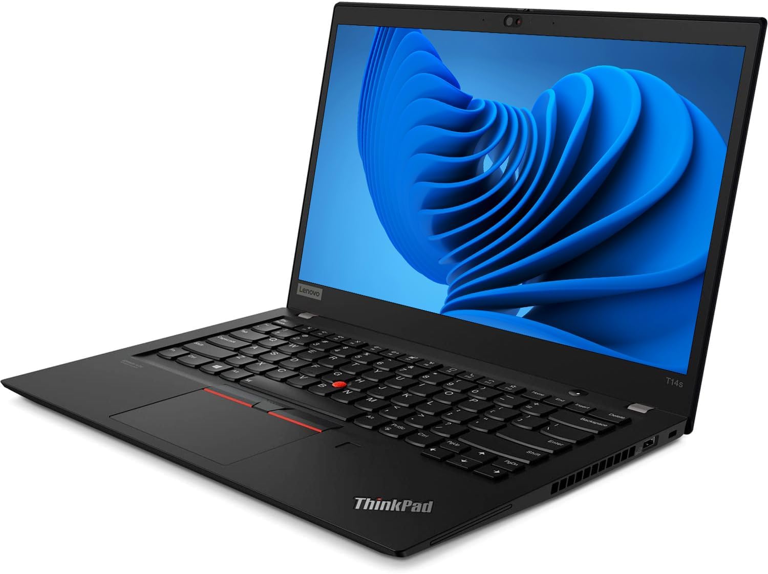 Lenovo ThinkPad T14s Gen 1 Ordinateur Portable, Intel Core i7-10610U, 14" FHD (1920 x 1080), 32 Go de RAM, SSD de 512 Go, Clavier QWERTY Japonais, HDMI, Webcam, Windows 11 Pro (Reconditionné)
