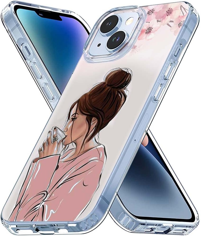 Fashionury Printed Back Cover Case Compatible for Apple iPhone 14 Back Cover for Apple iPhone 14 -SNO0052