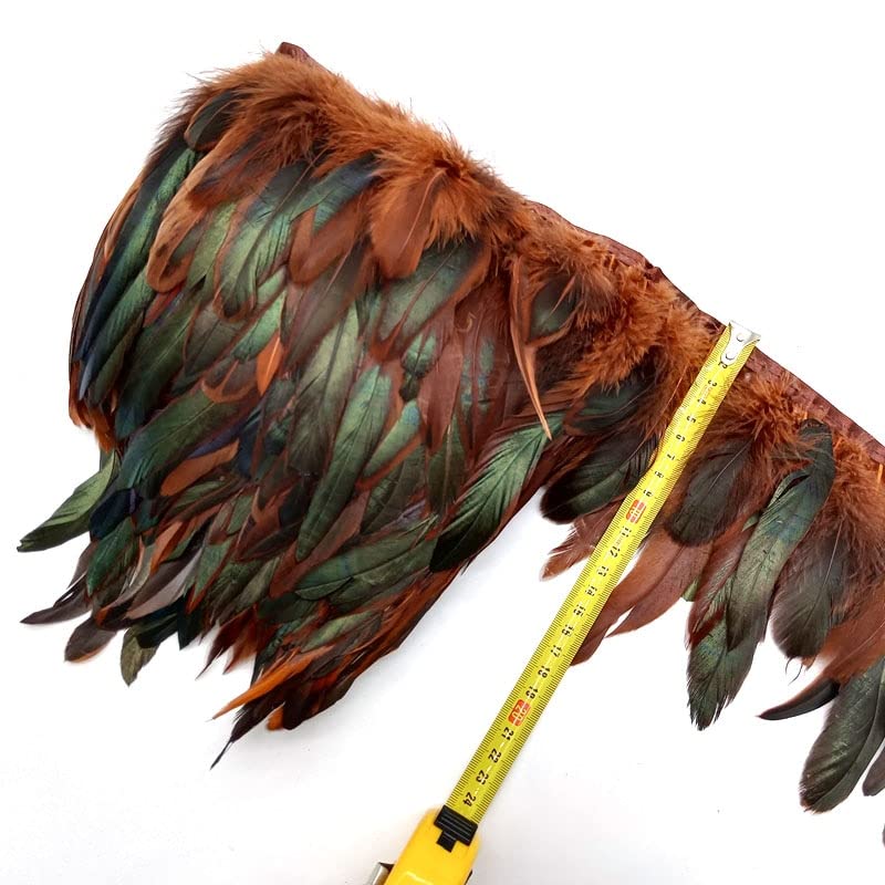 Garnitures de plumes de poulet coq pour décorations de mariage 1m