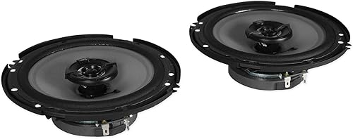 Miniatura 3 de (4) JVC CS-DR162 - Altavoces coaxiales de 2 vías de audio para automóvil de 6.5 pulgadas y 300 vatios