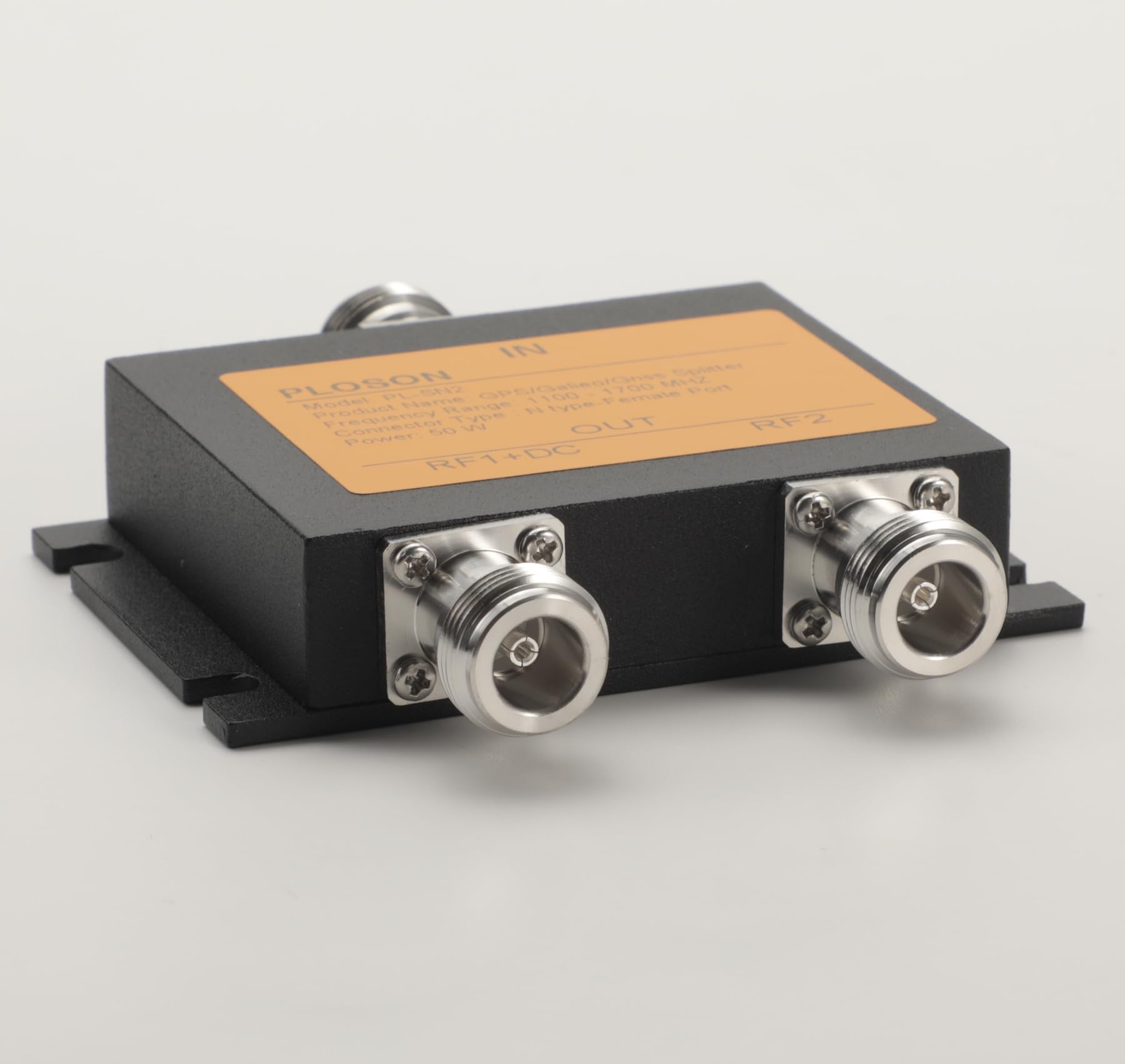 PL-XX GPS/Galieo/Gnss 2-Ways/3-Way/4-Way Antenna Power Splitter 1100-1700MHz GPS Divisore di potenza dell’antenna Divider for Nave marina Ship Marine Networking (2-way N-Female)