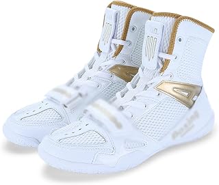 Zapatos de lucha para hombres, zapatos de boxeo de caña alta con orificios de ventilación de malla para lucha libre, mma, artes marciales, levantamiento de pesas y culturismo ( Color : C , Size : 42.5