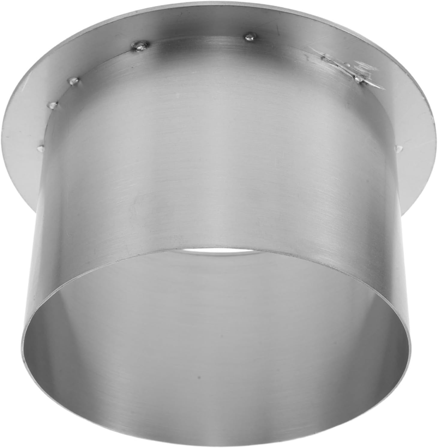 Stainless Steel Trash Can Lid with Seamless Embedded Design and Direct Throw Function, Countertop Built-in Waste Cover Minimizing Contact for Kitchen and Bathroom Use