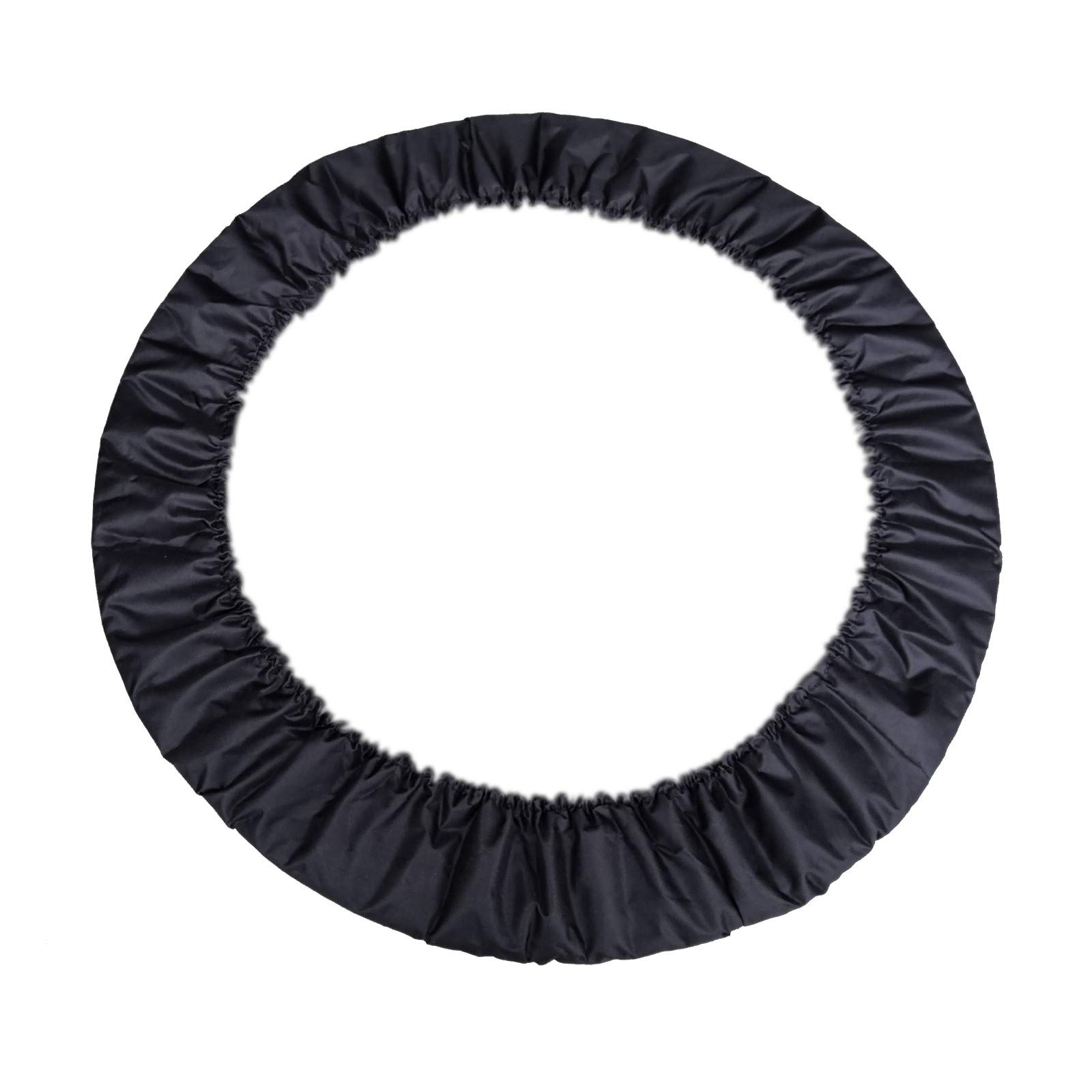 APJJ 32/36/38/40/45/48/50/54/60Inch Trampoline Cover Replacement Trampoline Surround Pad Safety Spring Padding Pads, Mini Fitness Trampolines Tear-Resistant Edge Protection,Black,127cm