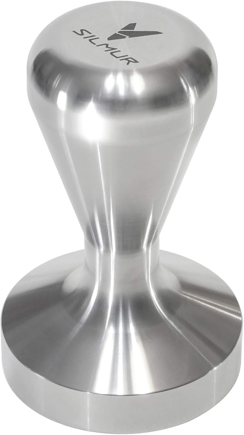 SILMUR Coffee Tamper 51mm 100% Stainless Steel. Premium Quality UNIBODY Pro Tamper and Tiny Portafilter Coffee Gift Set. 1.15 lb Flat Base Coffee Tamp Tool, Barista Tools, Espresso Tamper Tool: Home & Kitchen