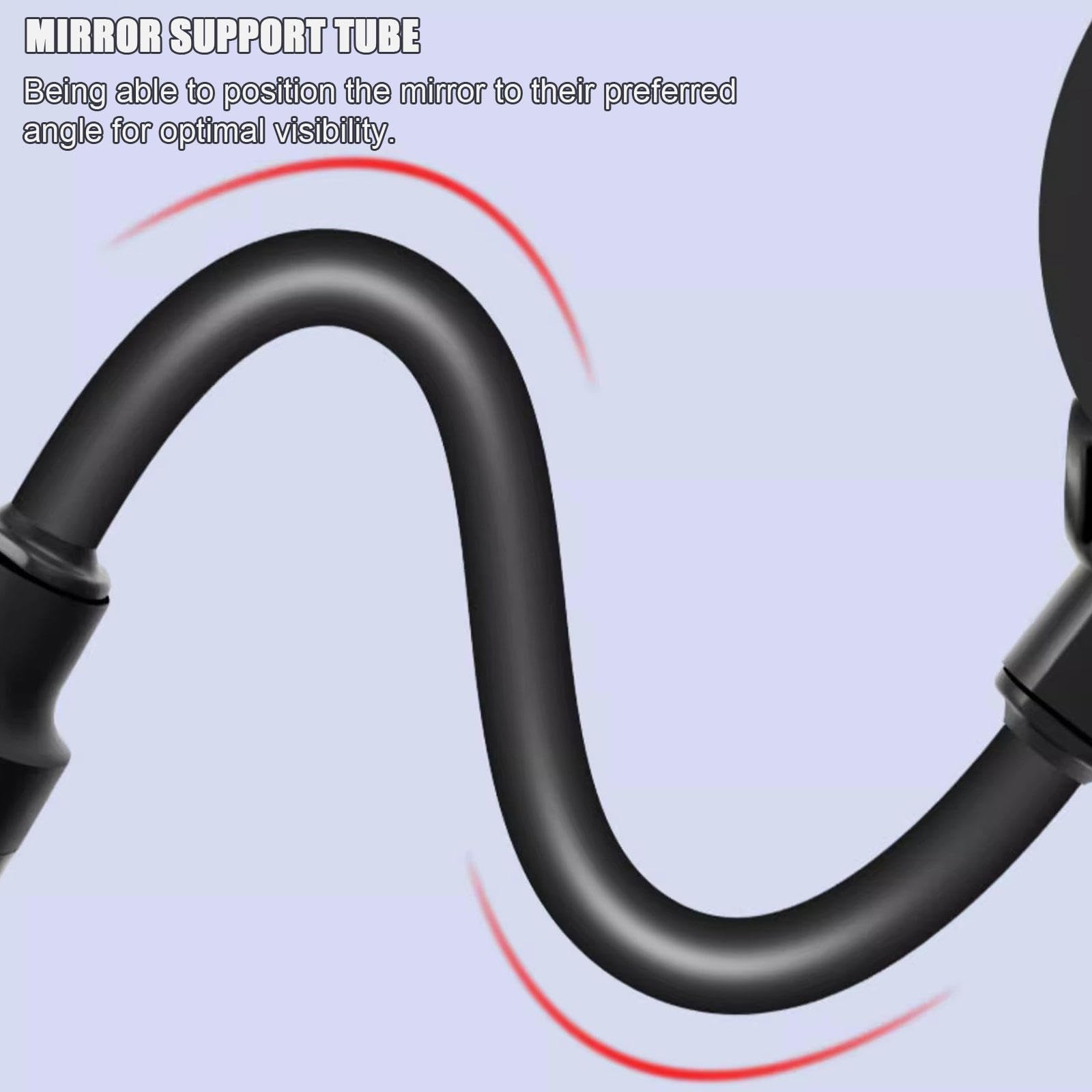 Miroir de Vélo Rétroviseurs de Vélo à Lentille Convexe Réglable, Universel pour Gauche et Droite, Guidon de 0,87 "-1,26" pour Vélo de Route et de Montagne pour Vélo électrique,2PCS