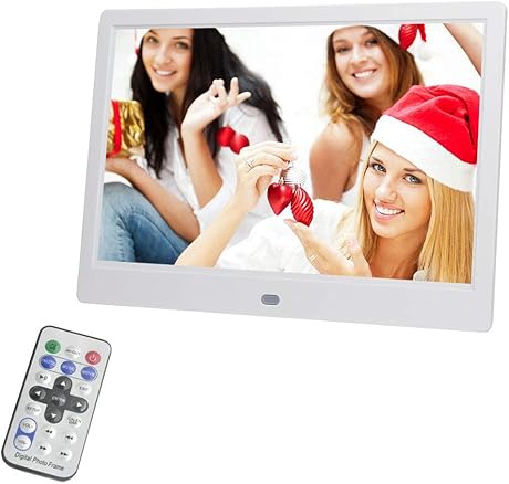 CWHALE Zoll Digitaler Fotorahmen 1280x800 HochauflAsendes Display FotoMusikVideo Player Kalender Auto OnOff Timer UnterstAtzung USB und SD-Karte mit FernbedienungWhite CWHALE Zoll Digitaler Fotorahmen 1280x800 HochauflAsendes Display FotoMusikVideo Player Kalender Auto OnOff Timer UnterstAtzung USB und SD-Karte mit FernbedienungWhite