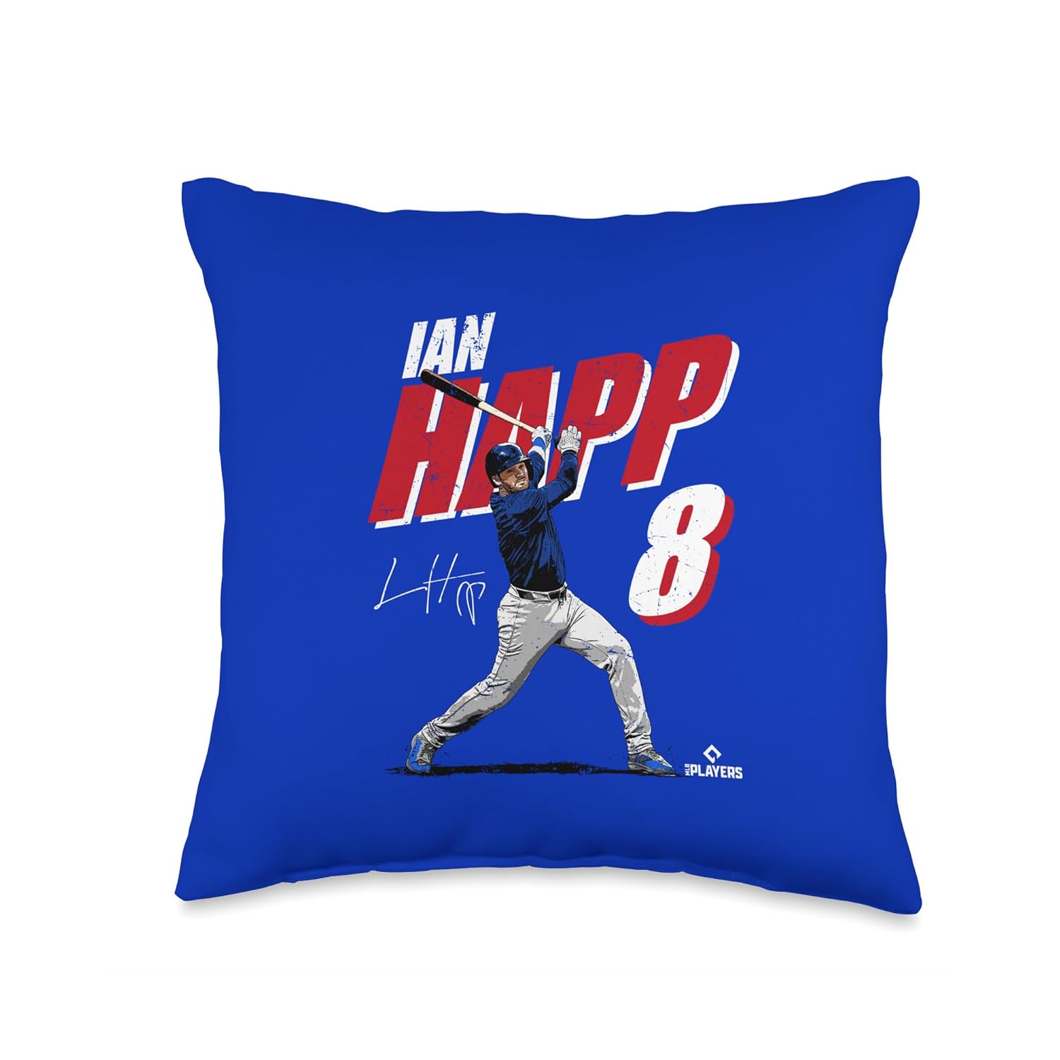 Ian Happ Chicago Baseball Players MLBIHP3001 Throw Pillow