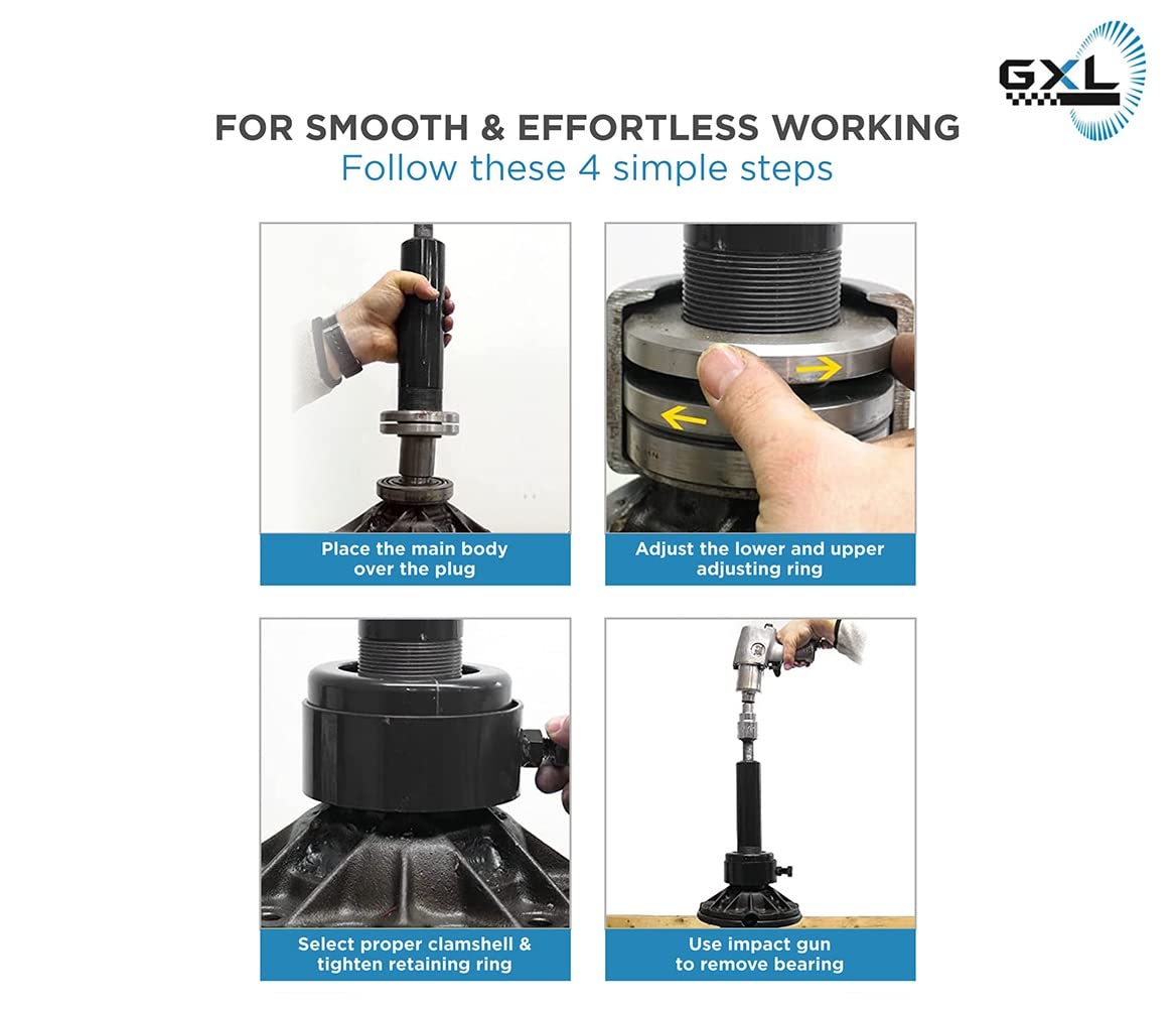 GXL Carrier & Pinion Bearing Puller Dana 30, 40, 60, 70, 80, Ford 10.25