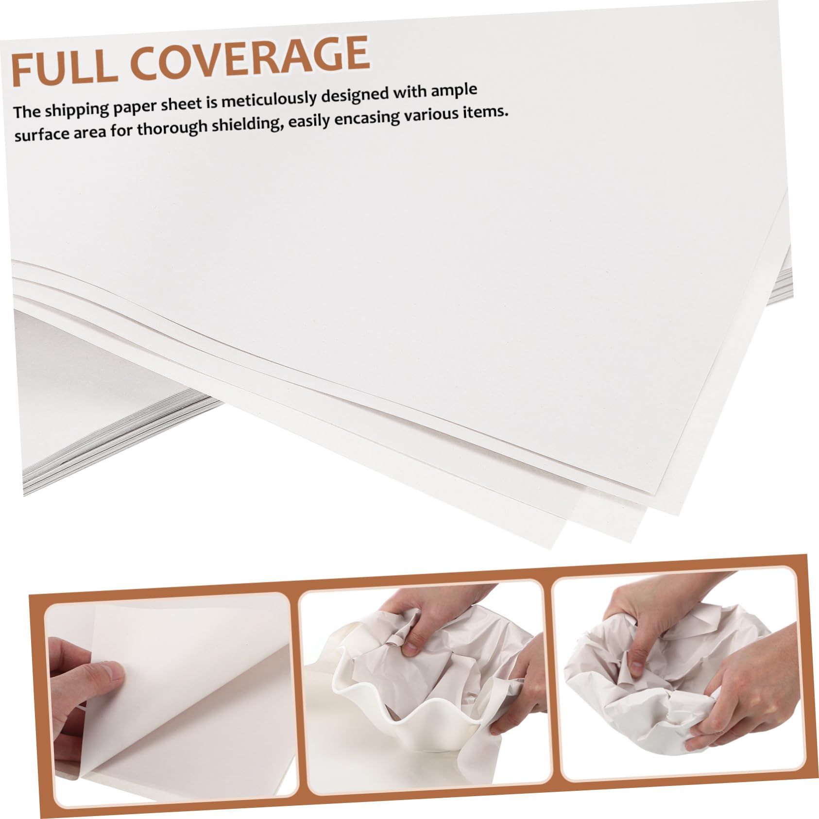 Papier Journal de Remplissage 100 Feuilles en Pulpe de Bois Blanc