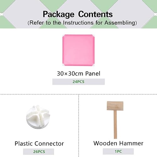 Miniatura 9 de C&AHOME Organizador de almacenamiento de cubos, estantes de 6 cubos, armario de armario, estante modular de plástico para bricolaje, ideal para