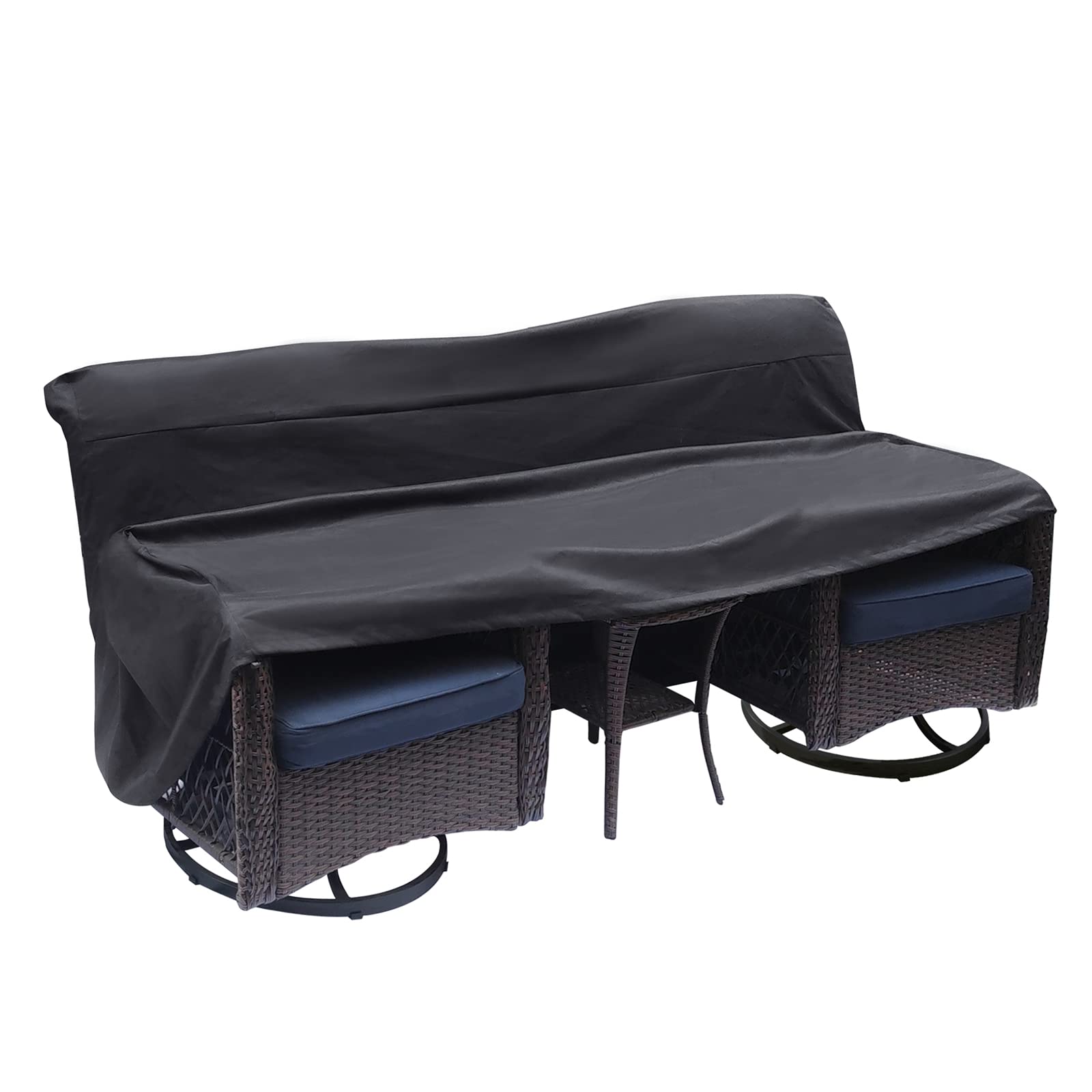 Outdoor Furniture Set Cover, Outdoor Sectional Sofa Set Covers Outdoor Table and Chair Set Covers Water Resistant, Suit for Outdoor Swivel Chair Set, Outdoor Sofa, Outdoor Loveseat