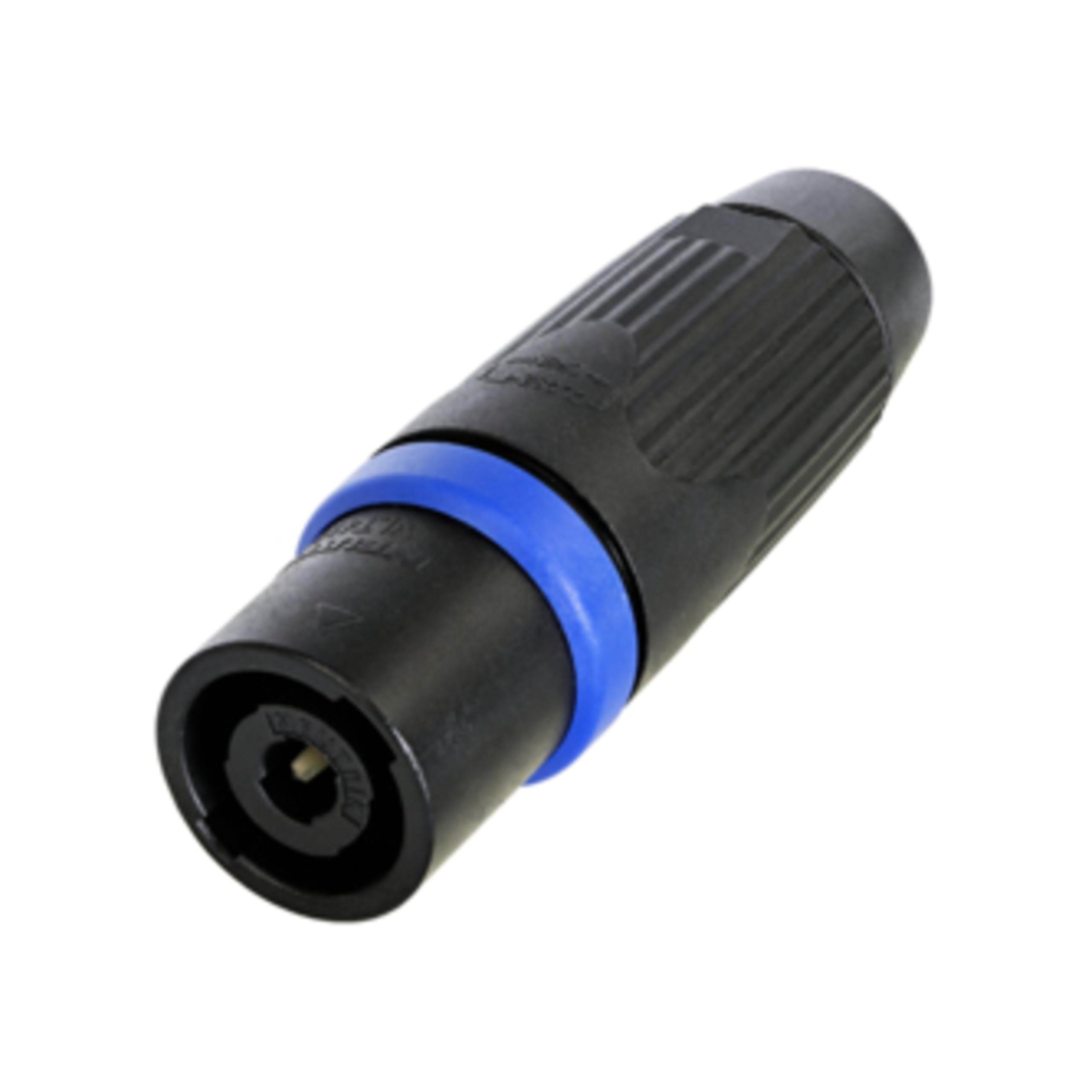 Speakon Volante Maschio 4 Poli, Corpo In Metallo, Pressacavo Tipo Mandrino-image