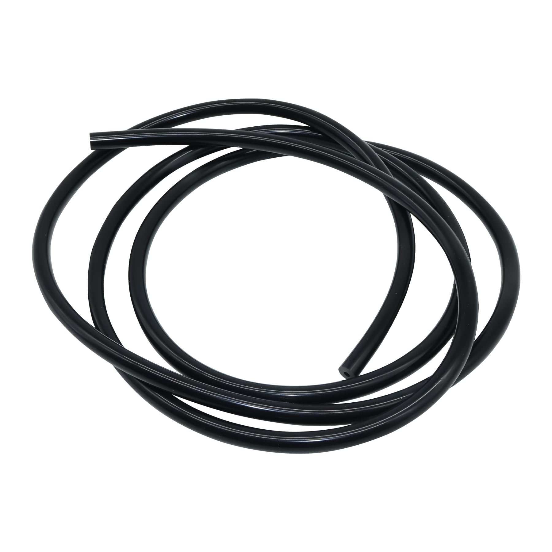 iMeistek Flexible Silicone Tubing,Inner Diameter 8mm,Outer Diameter 12mm,3 Metre Black Silicone Hose for Pumps and Air Hoses