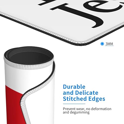 Miniatura 4 de Alfombrilla de mouse con texto en inglés "I Love Jesus", impermeable, para computadora de escritorio, tamaño 8.6 x 7 pulgadas