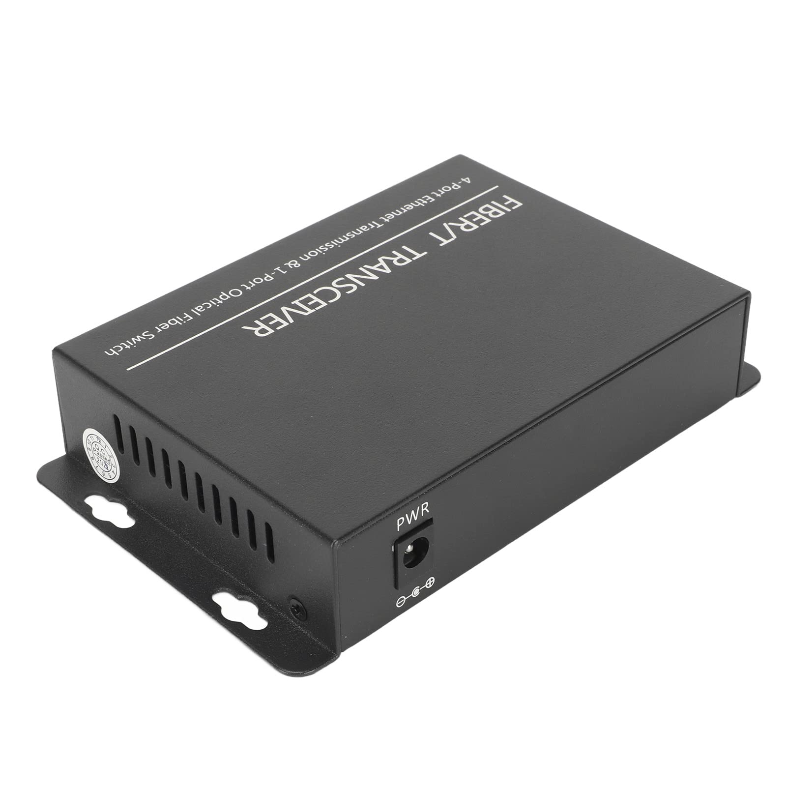 Convertisseur de Média Fibre SFP, Commutateur Fibre Ethernet avec Indicateurs LED, 1 Port Optique 4 Ports électriques, 10/100 Mbps, Transmission de Données Efficace et sans Perte