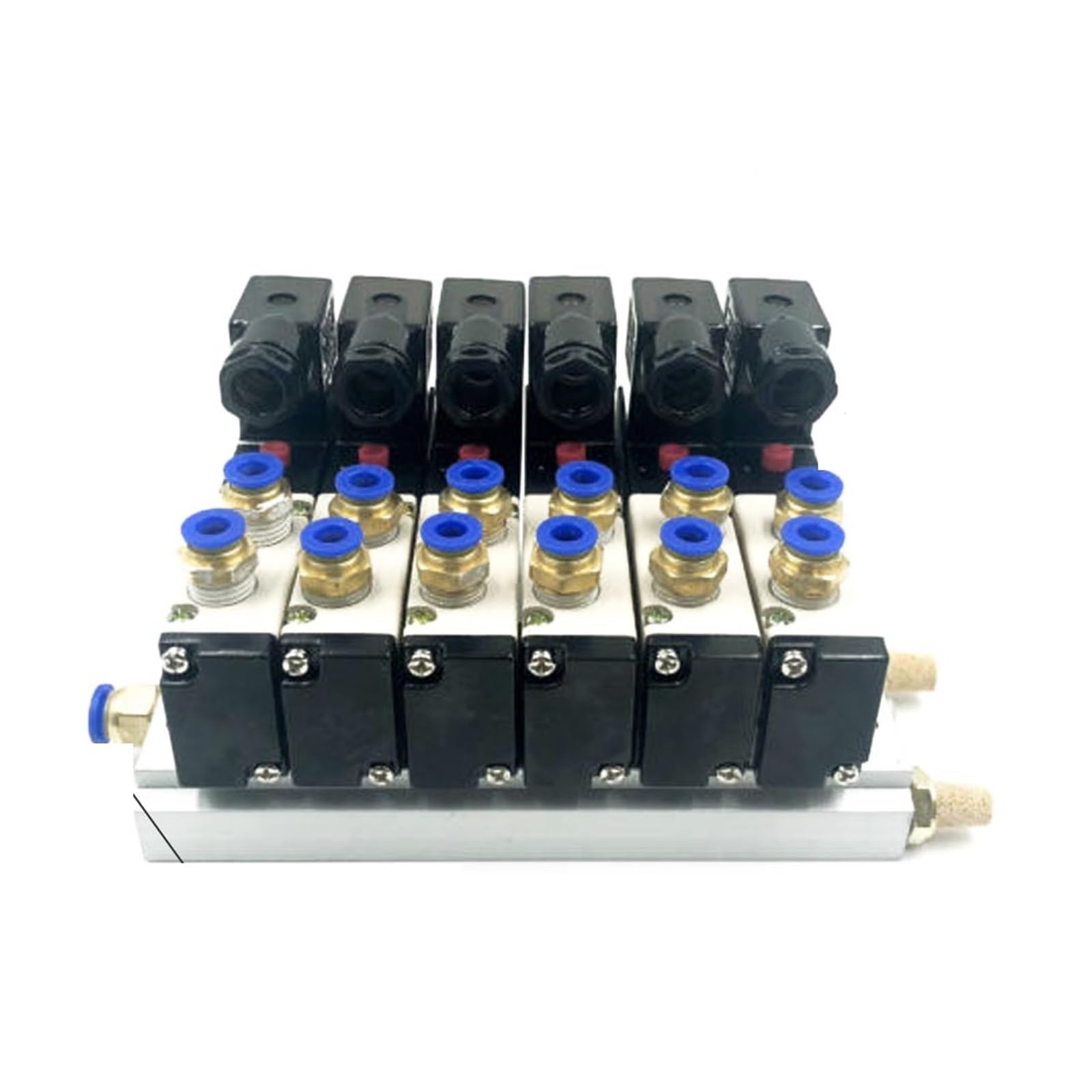 Électrovanne pneumatique 4V210-08 AC220V haute performance avec embase rigide 12mm