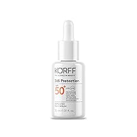 Korff 365 Protection Siero Viso SPF 50+, Protezione Solare Molto Alta