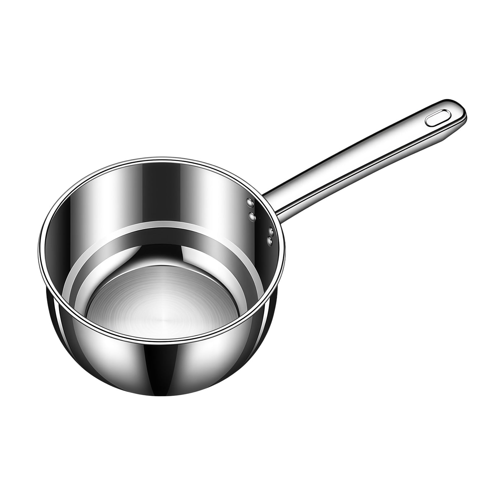 Hsyzygian Handle Water Scoops Stainless Steel Water Ladle Metal Waters Dipper Garden Watering Spoon for Cooking Serving Scoops