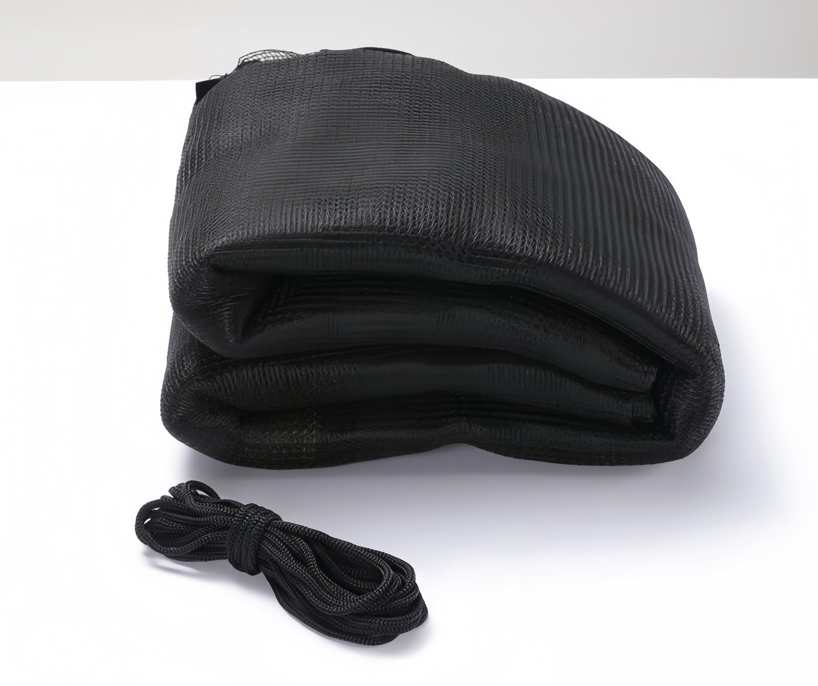 Filet de sécurité pour trampoline 244/305 /366 /427 cm, filet de rechange pour trampoline d'intérieur avec fermeture éclair et boucles, filet de protection pour trampoline de jardin, pour poteaux 6/8