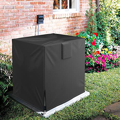 HOXHA Air Conditioner Cover for Outside Units, Durable AC Unit Cover Square Fits up to 24X24X30 Inch - Thumbnail 5