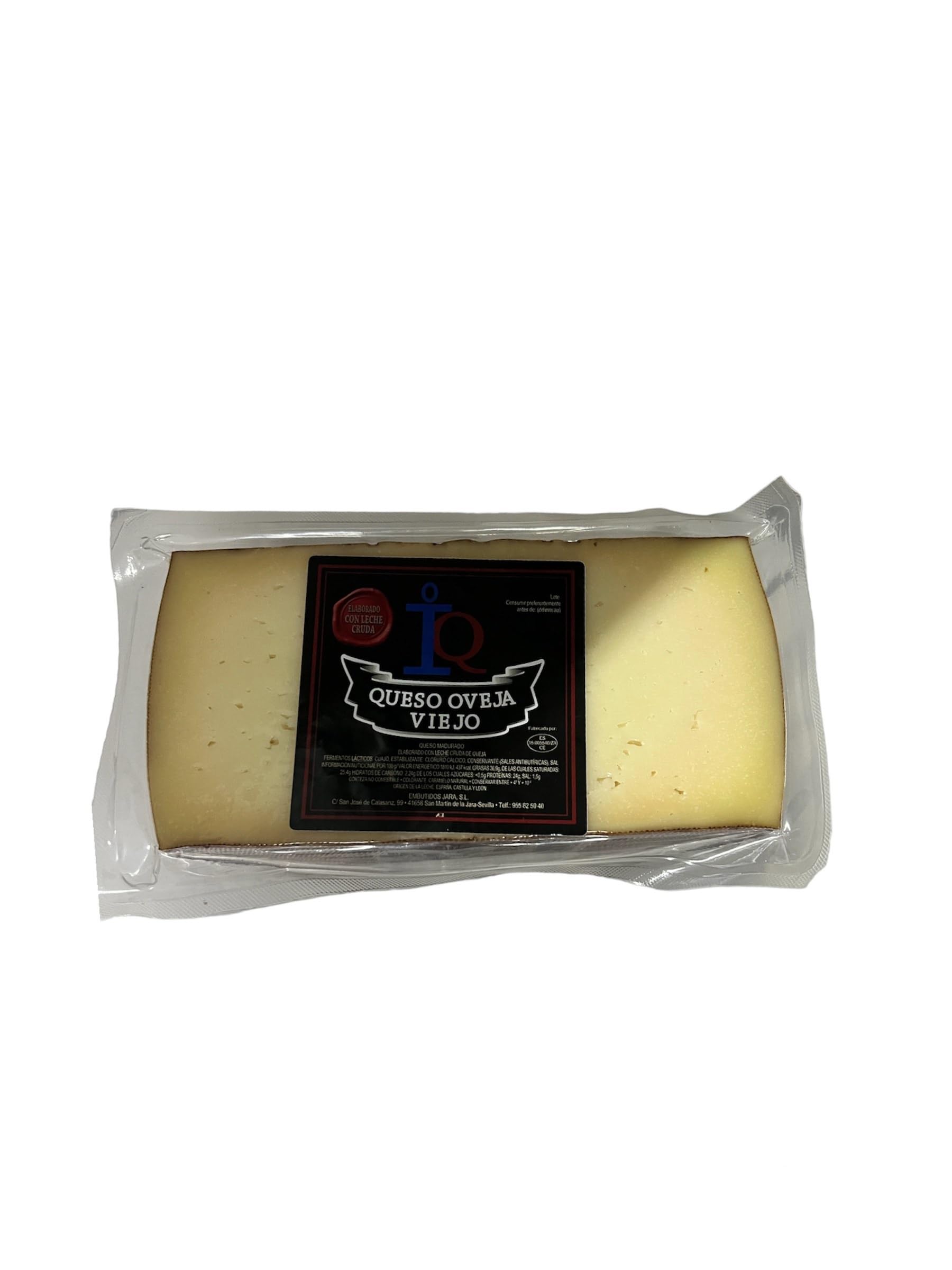Queso Curado de Oveja Viejo Artesano: La Maestría de la Maduración Emerge en Cada Rebanada, una Celebración de Tradición y Sabor en Cada Exquisito Trozo. (1/2 QUESO 1.5KG APROX) — view 4
