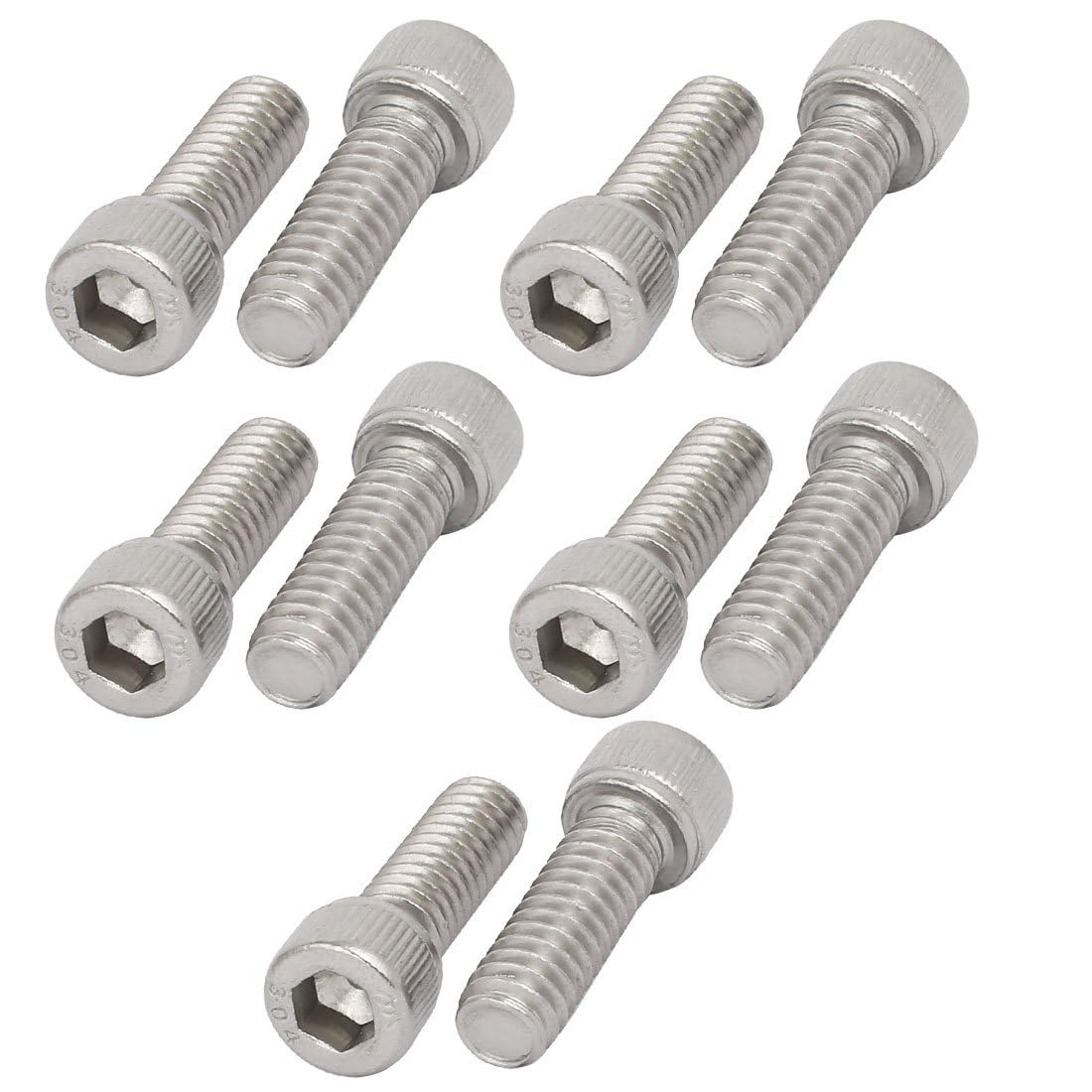 TOP-VIGOR 1/4"-20 x 3/4" Socket Head Cap Screws, 10PCS Machine Screws