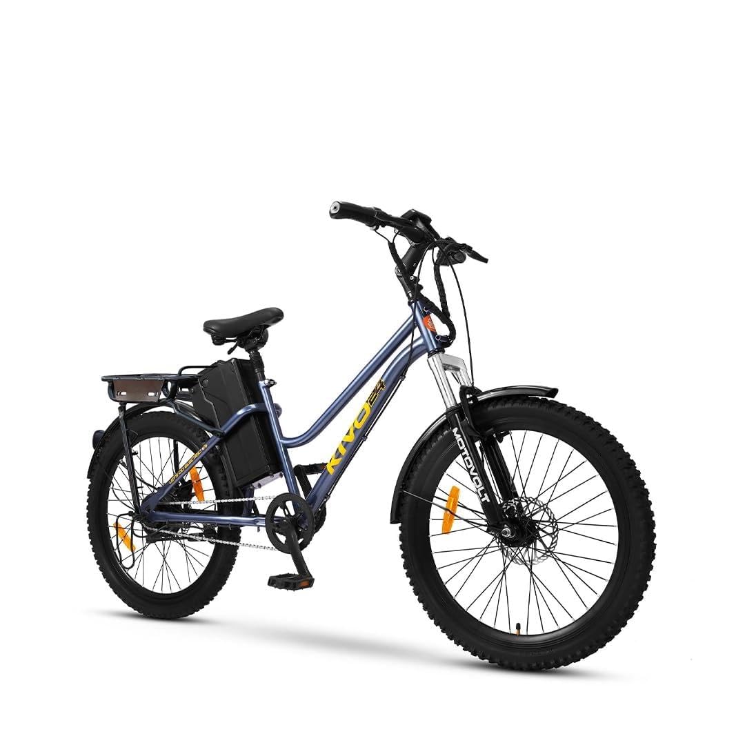 Motovolt KIVO 24 Electric Cycle | KIVO 24 Standard Normal Range | Range up to 45 Kms in Pedal Assist Mode | Electric Bicycle (Carbon Grey)-picture-21
