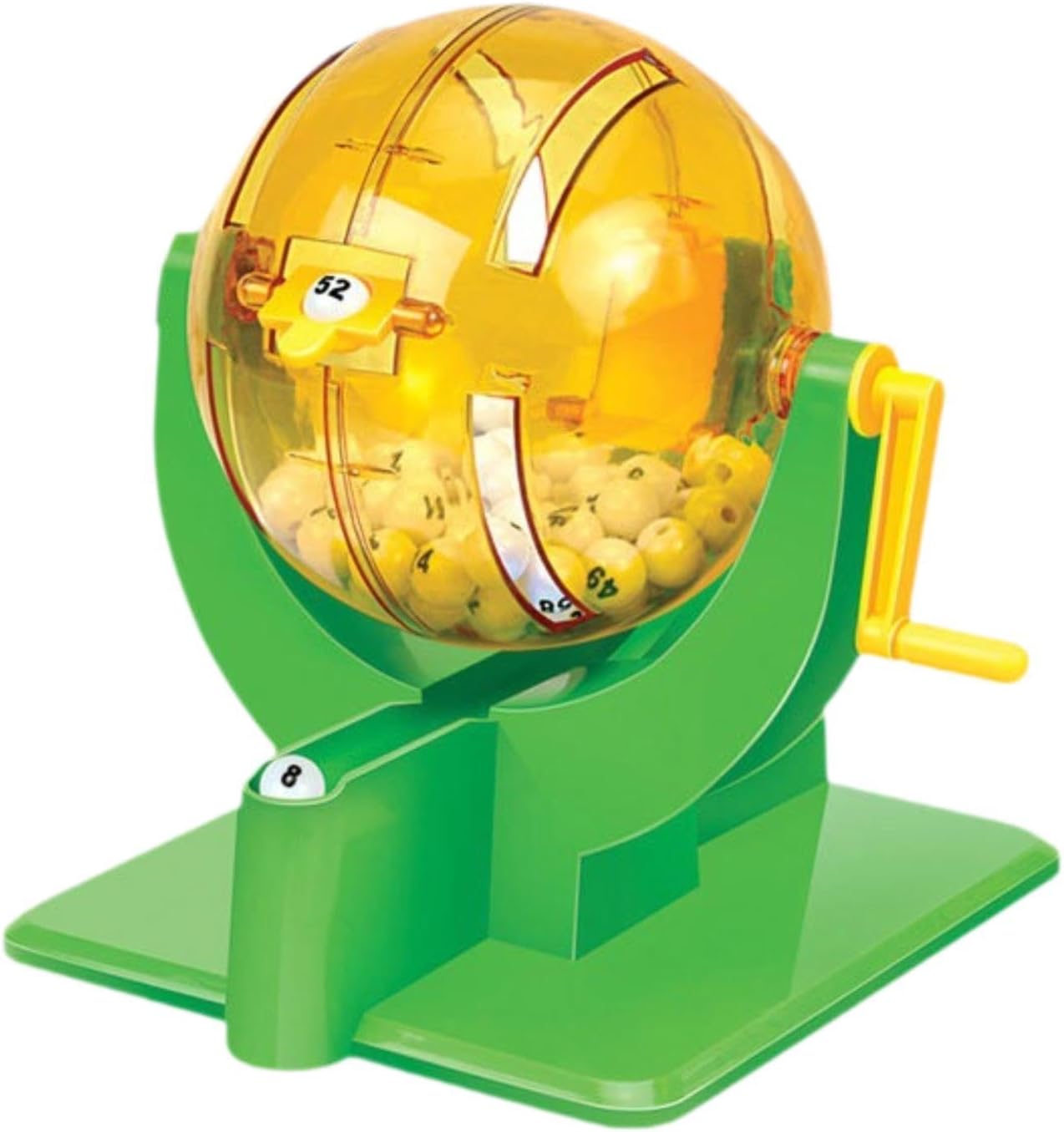 Lotto Game Bingo Game Set 90 Balls Compact Mini Lottery Balls Machine Lucky Number Picking Machine for Living Room Partys