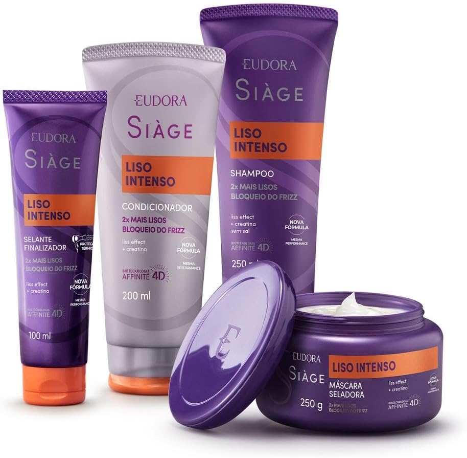 Eudora Kit Siàge Liso Intenso (4 itens)